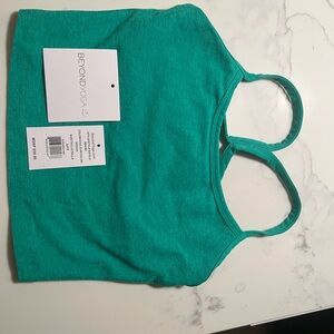 Beyond Yoga Green sports bra
